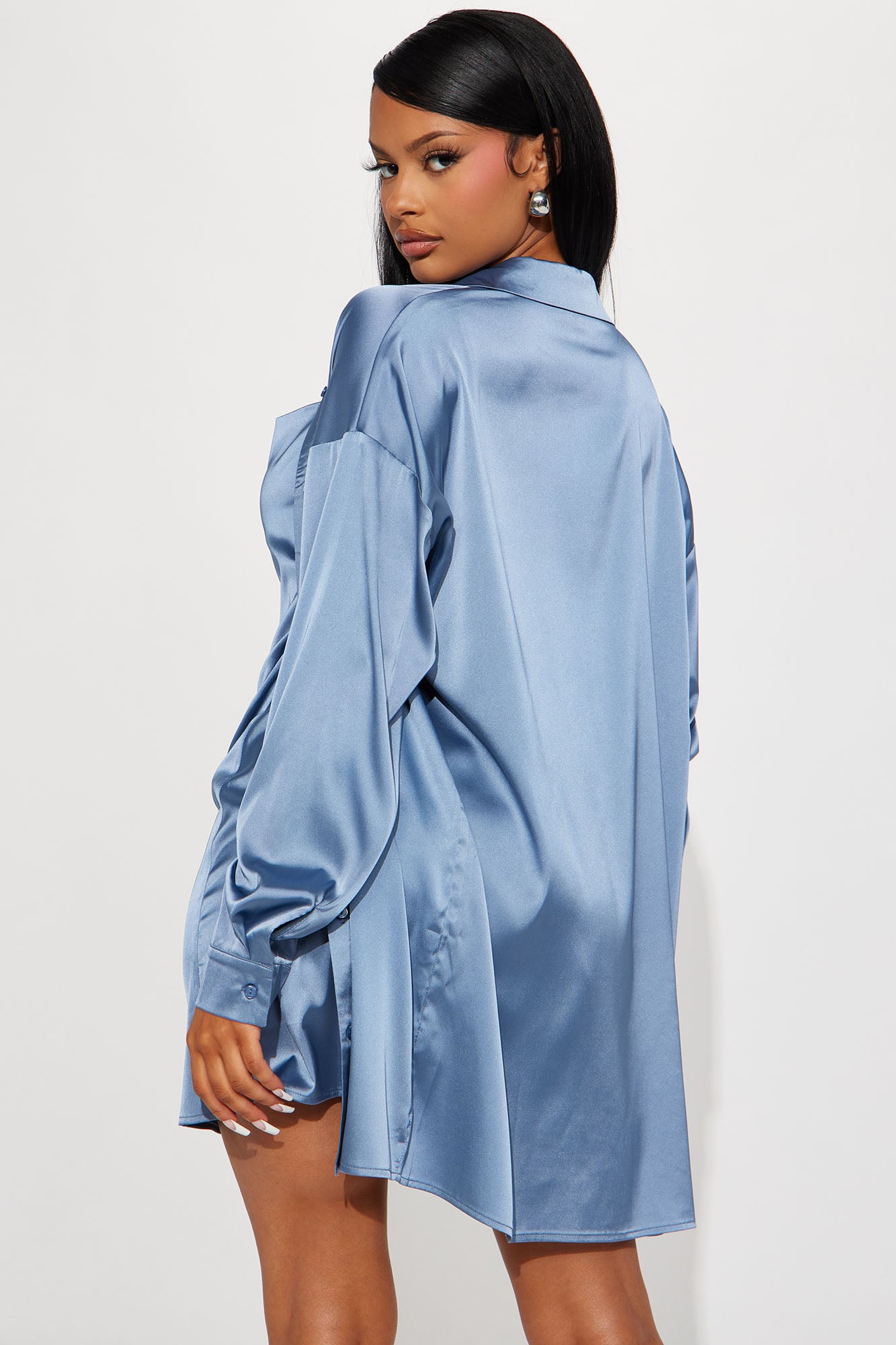 Stella Mini Dress Set - Blue
