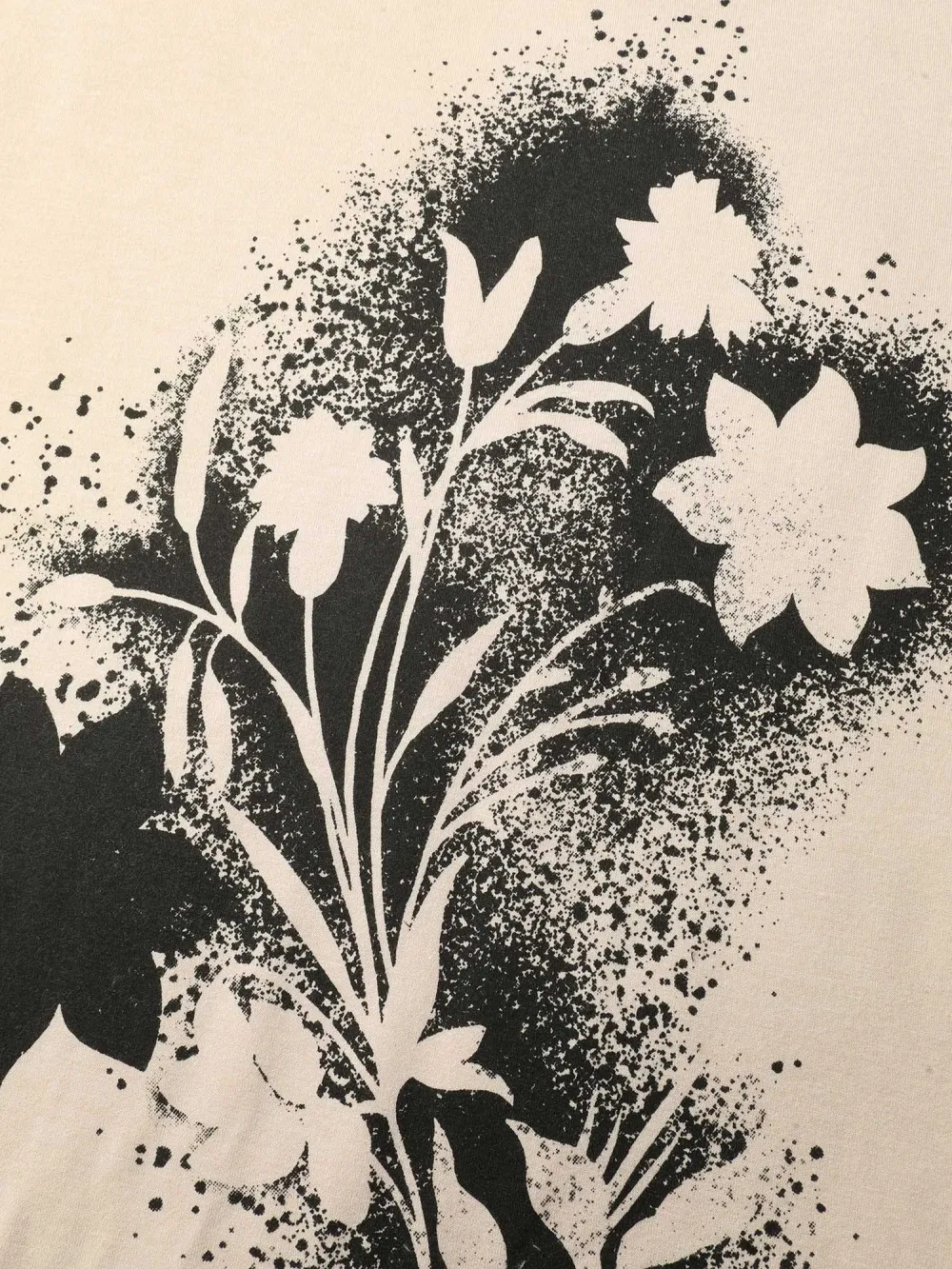 Floral Print Drop Shoulder Relaxed-Fit Sweatshirt