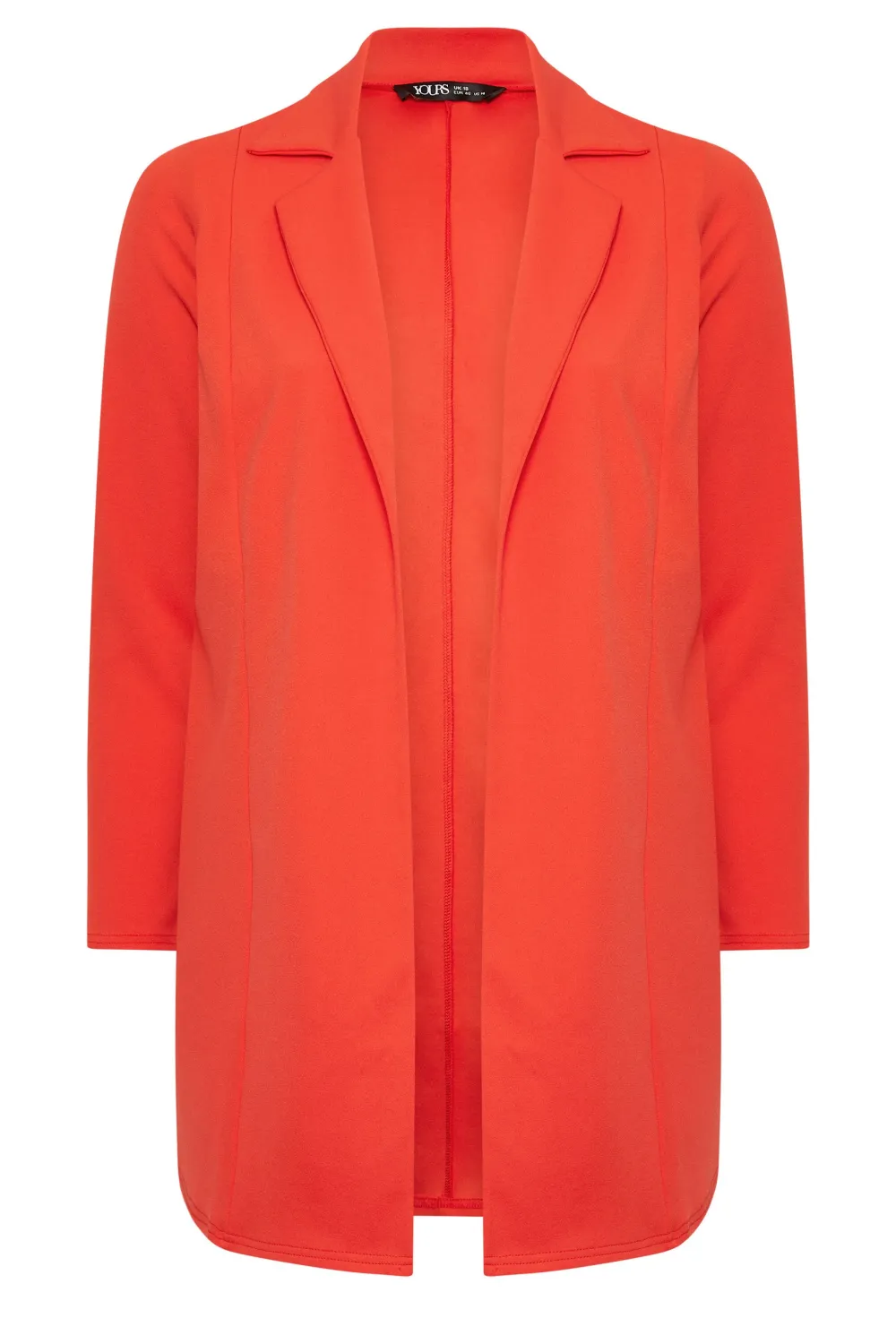 YOURS Curve Hot Pink Longline Blazer