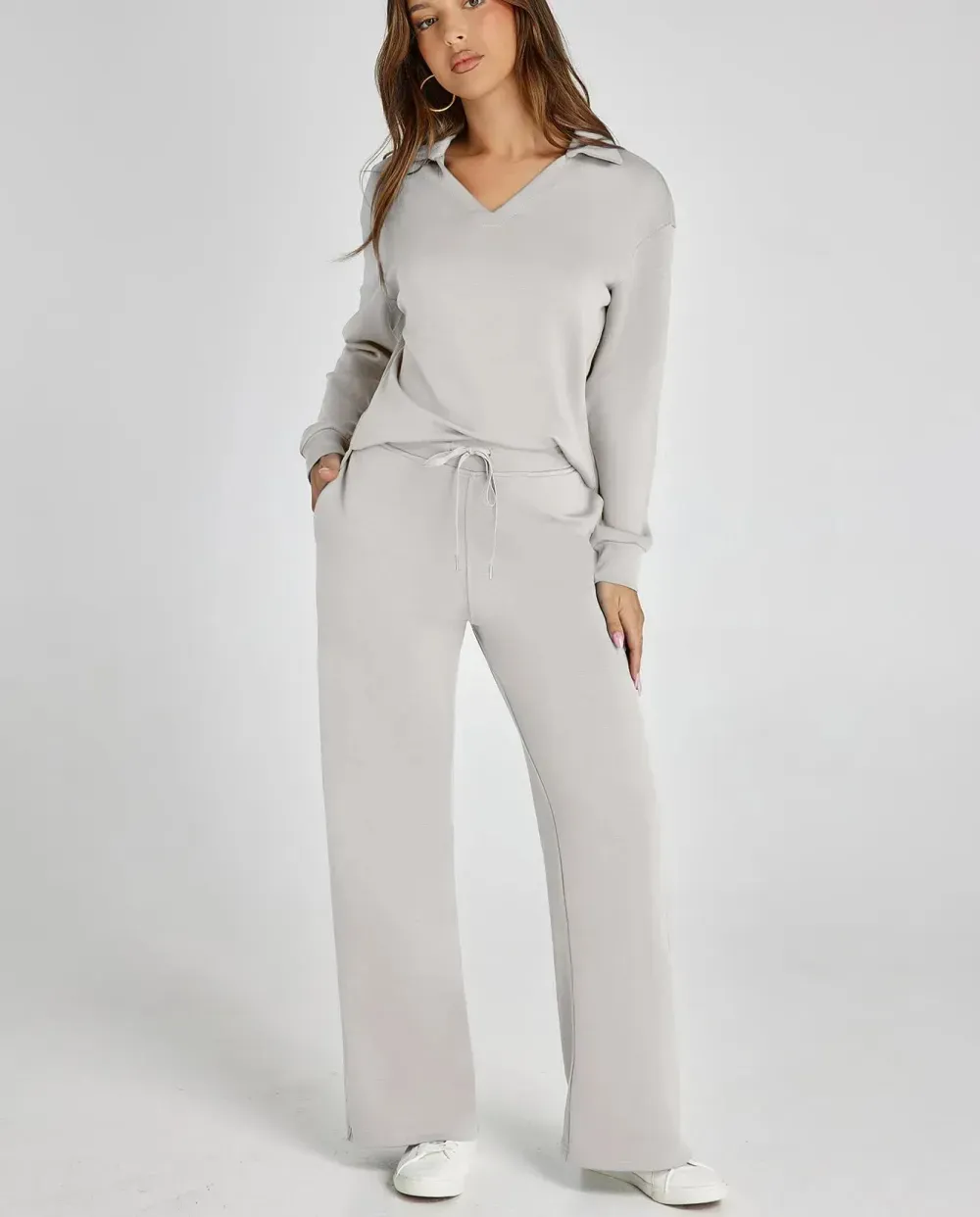 Women's 2 Piece Sets Outfits Casual Long Sleeve Sweatsuits  Sets (Same as in the video)