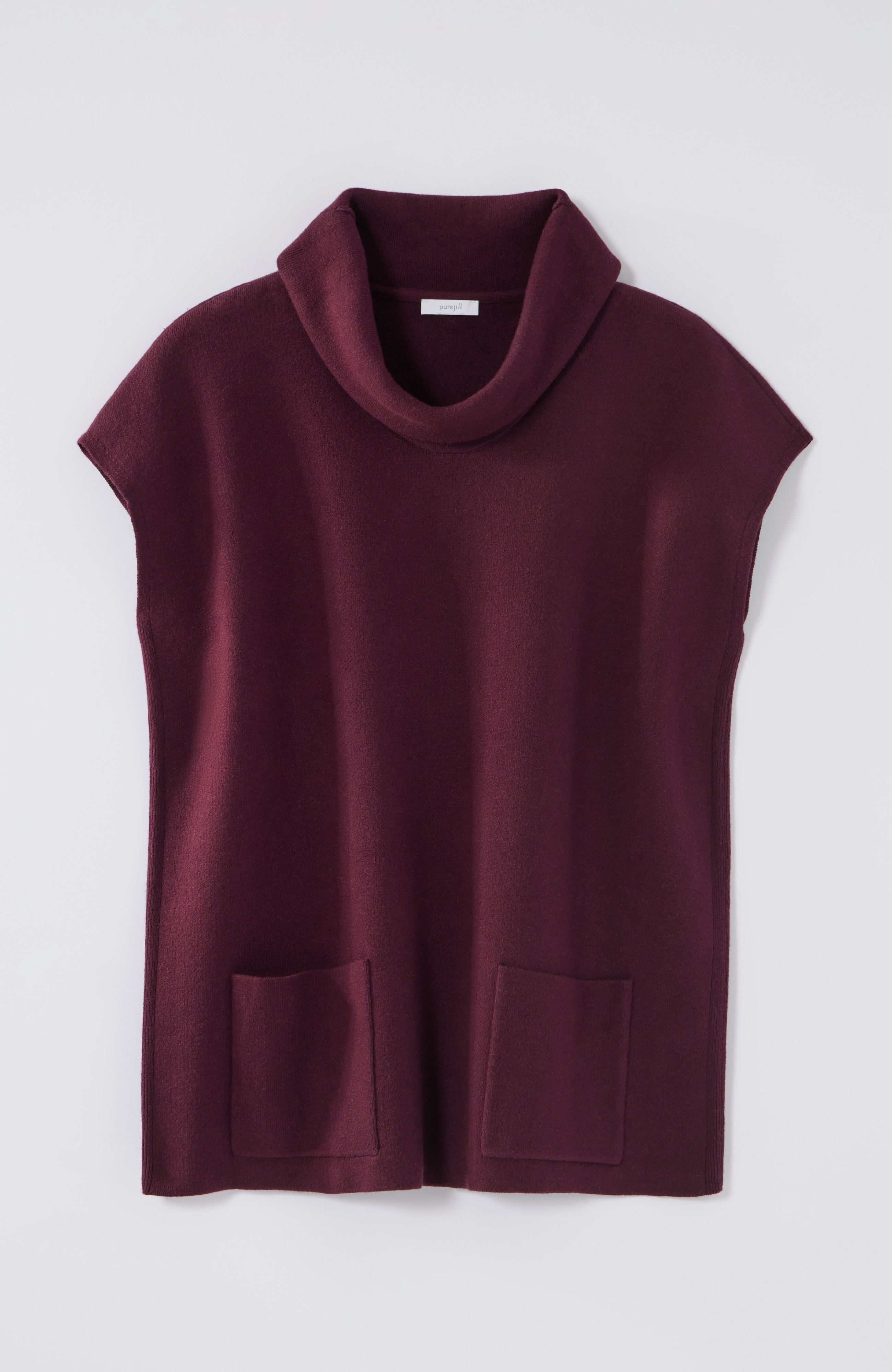 Pure Jill Double-Knit Sweater-Vest