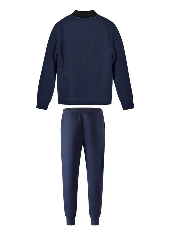 Men’s 2-Piece Sportswear Set – Zip Jacket & Drawstring Pants