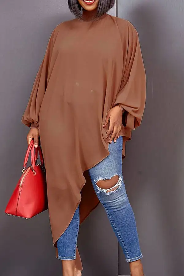  Smart Irregular Blouse