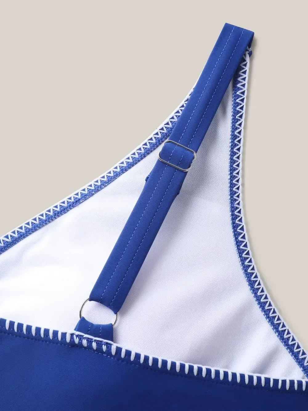 Anti-Float Tie Floral Print Embroidered Swim Dress