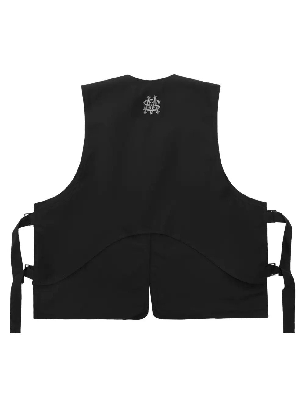 Skeleton Print Padded Cargo Vest -1201