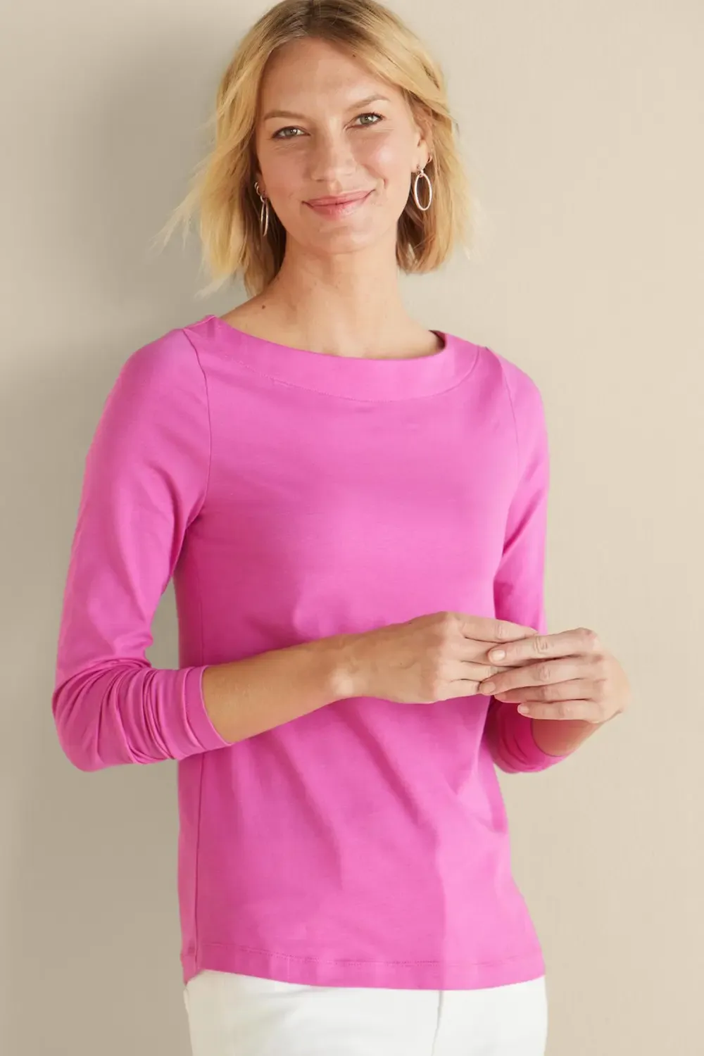 SoftEssentialâ¢ Pima Long Sleeve Tee I