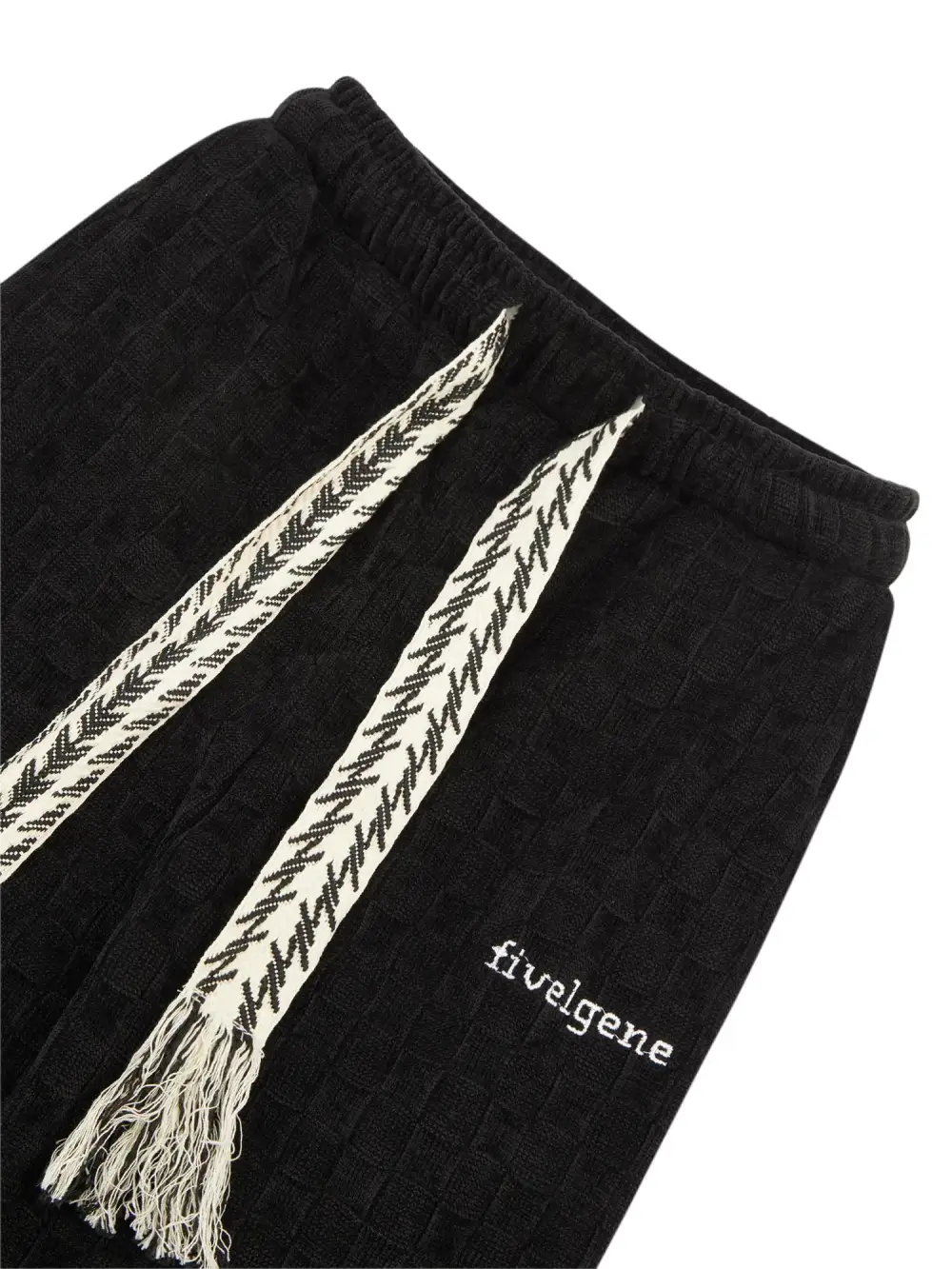 High Waist Straight Cotton Sweatpants -1284