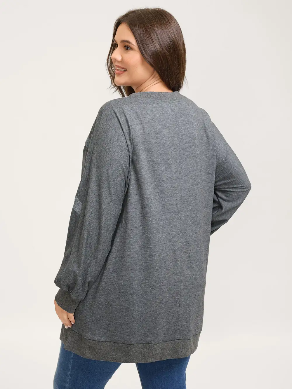 Drop Shoulders Ultra-Relaxed Fit Sweatshirt