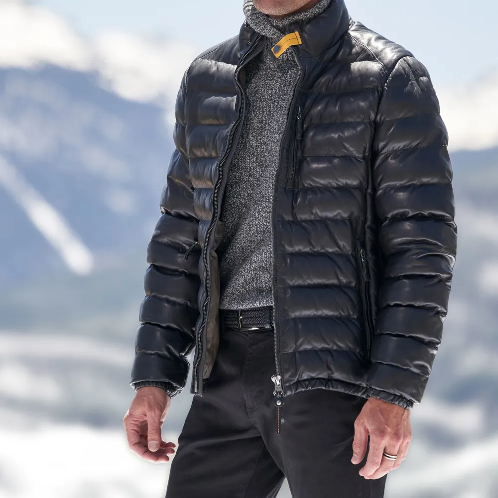 Ernie Leather Thermal Jacket