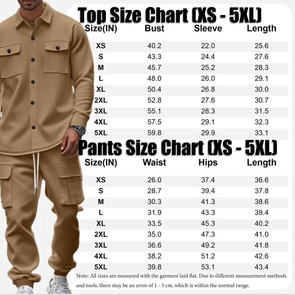 Men's Fleece Lined Workwear Set