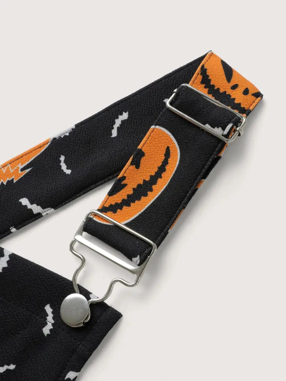 Pumpkin Everywhere Elastic Waist Romper