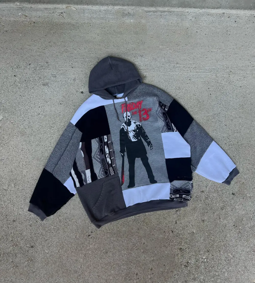 Grey hoodie sweatshirts how perfect and cozy piece for your Halloween day
