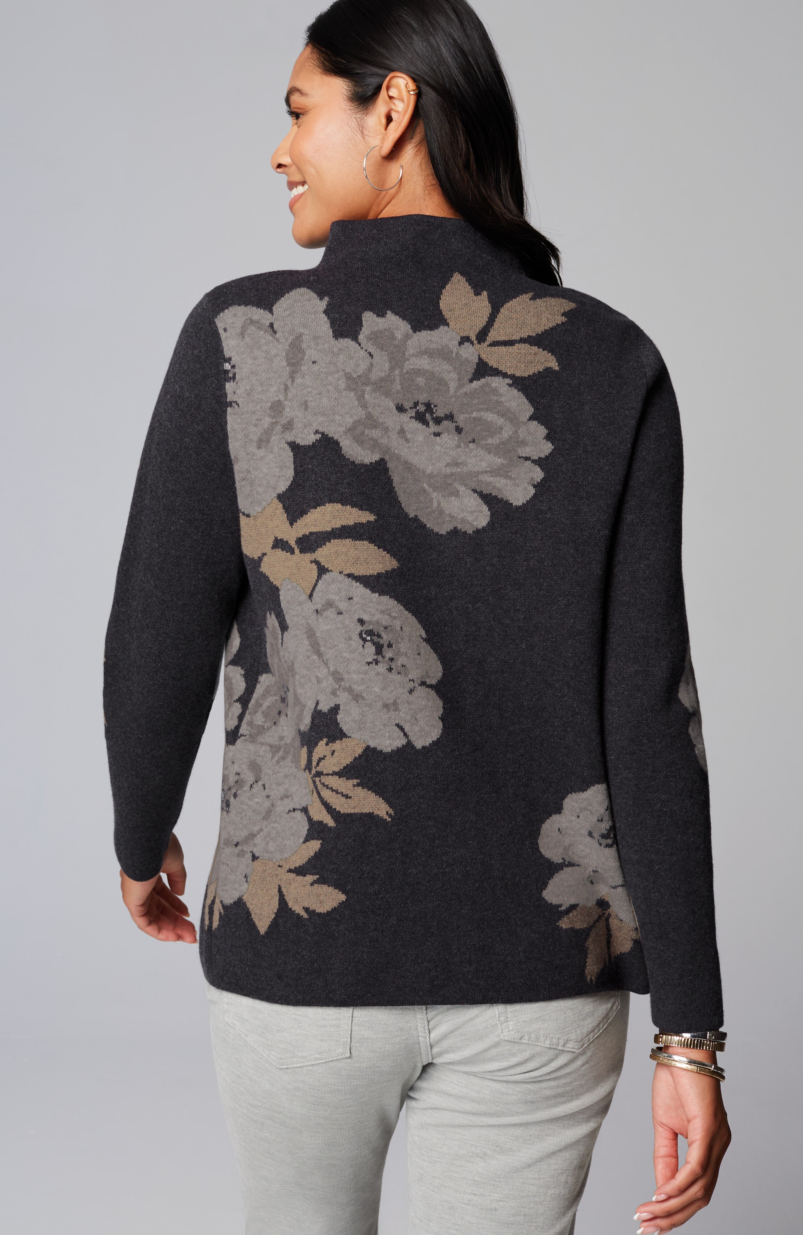 Majestic Funnel-Neck Sweater