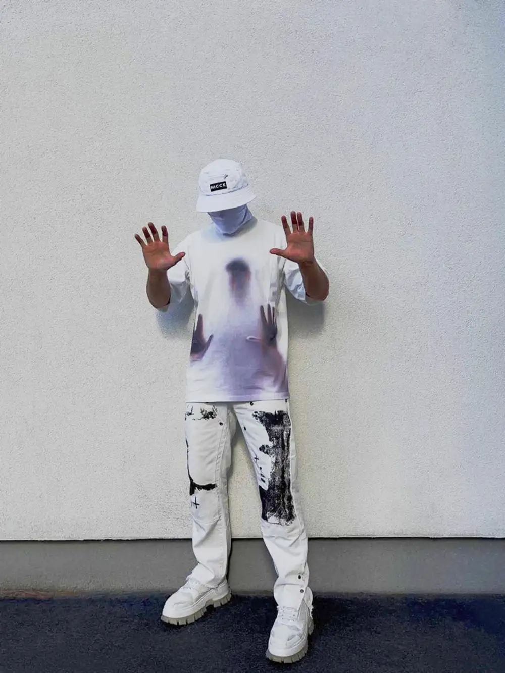 Phantom Portrait Printed T Shirt -1187