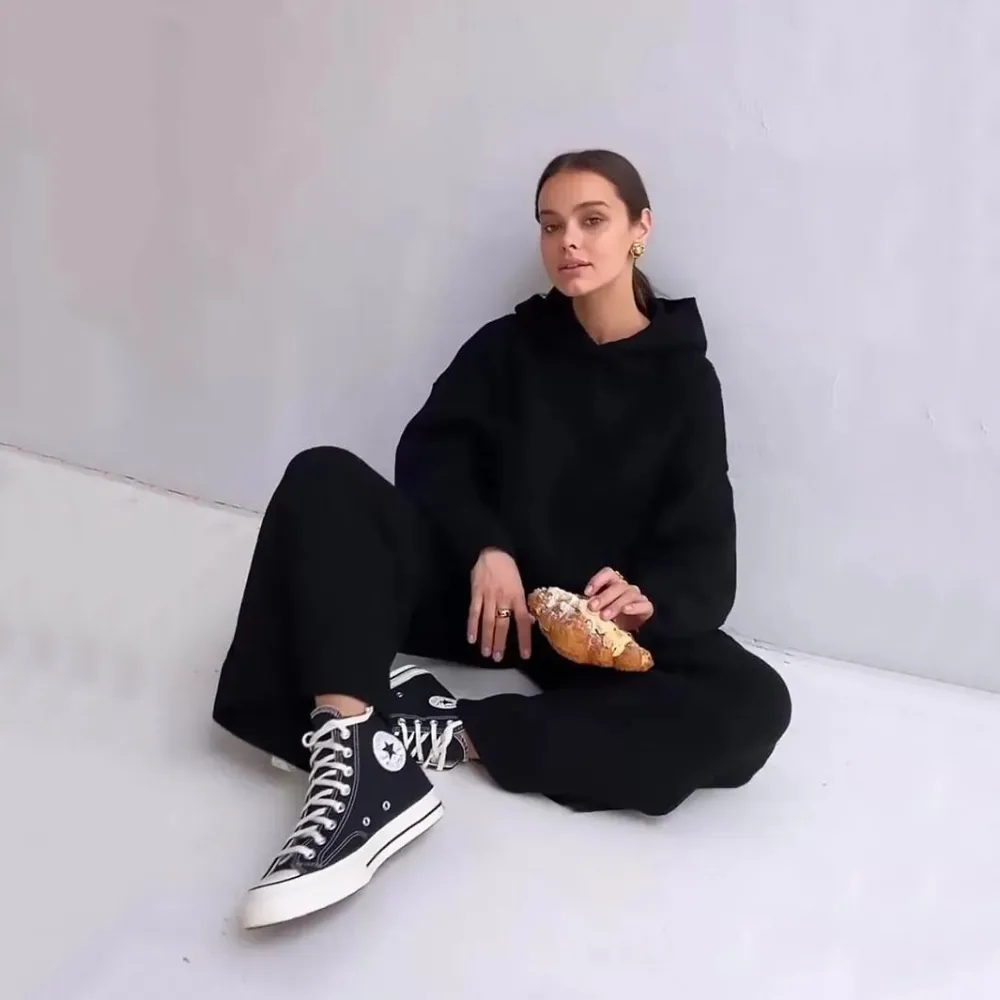 Stylish Sportswear hooded casual Sweater suits