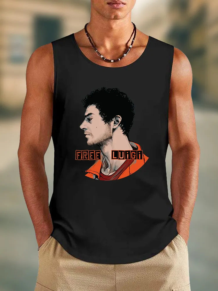 Men'S Free Luigi Round Neck Cotton Vest