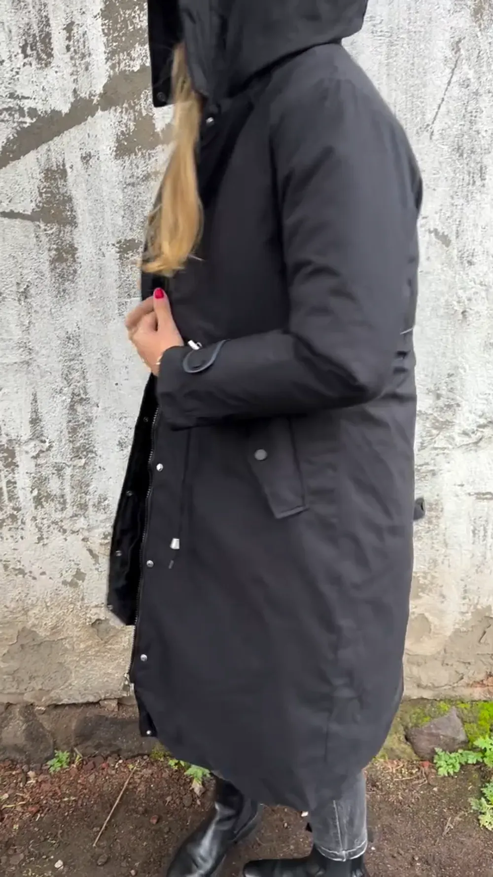 Classic Black Puffer Coat