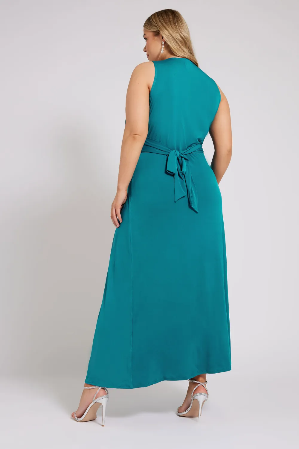 YOURS LONDON Curve Black Abstract Print Maxi Dress