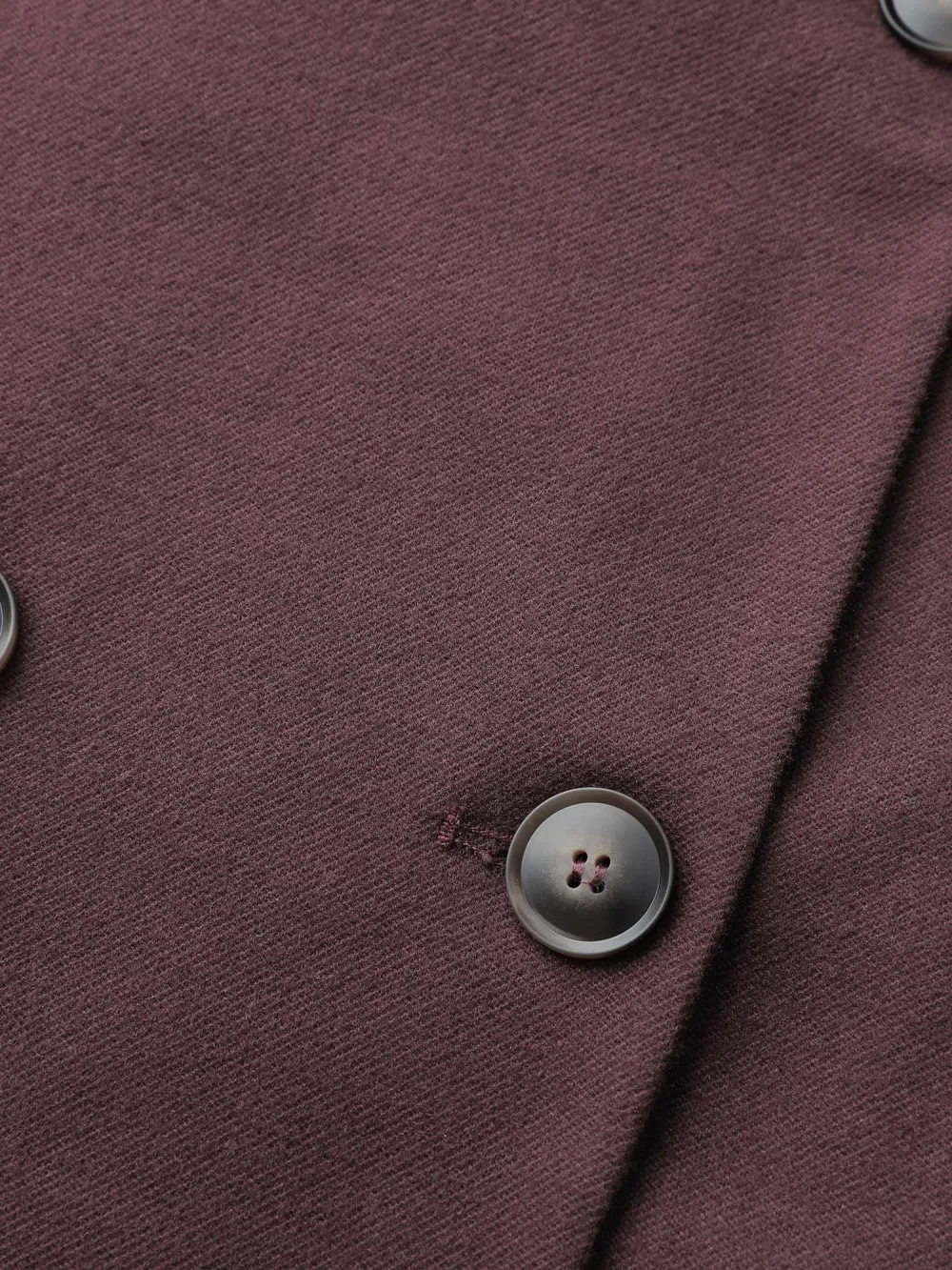 Button Detail Belted Pockets Vest
