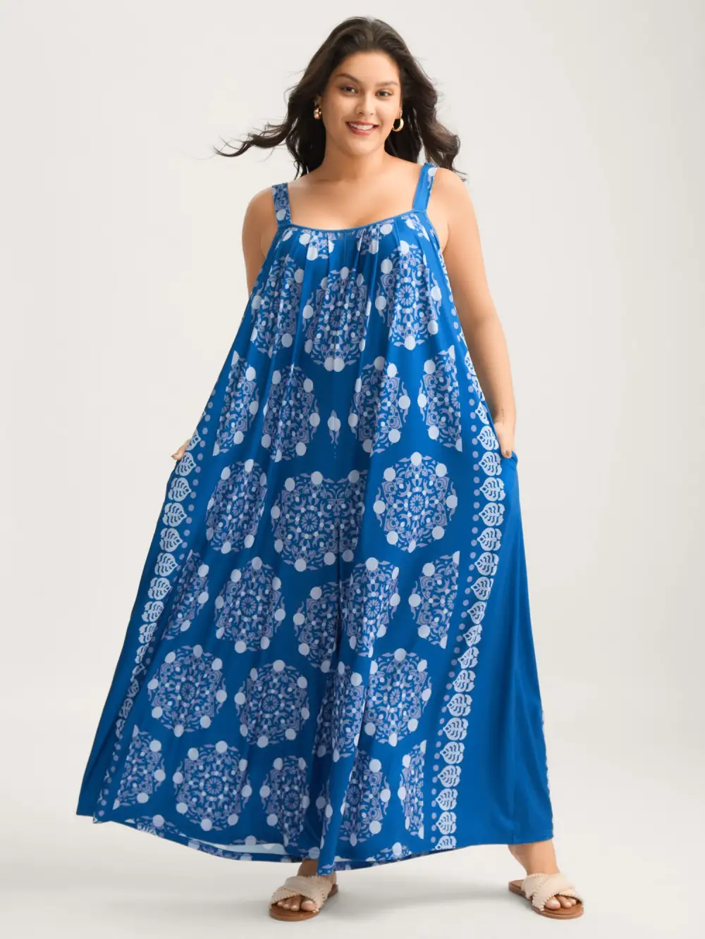 Sunkissed Stretchy Adjustable Strap Jumpsuit