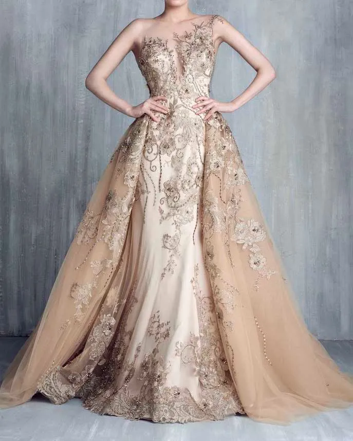 Shiny Beaded Gown Elegant Maxi Dress