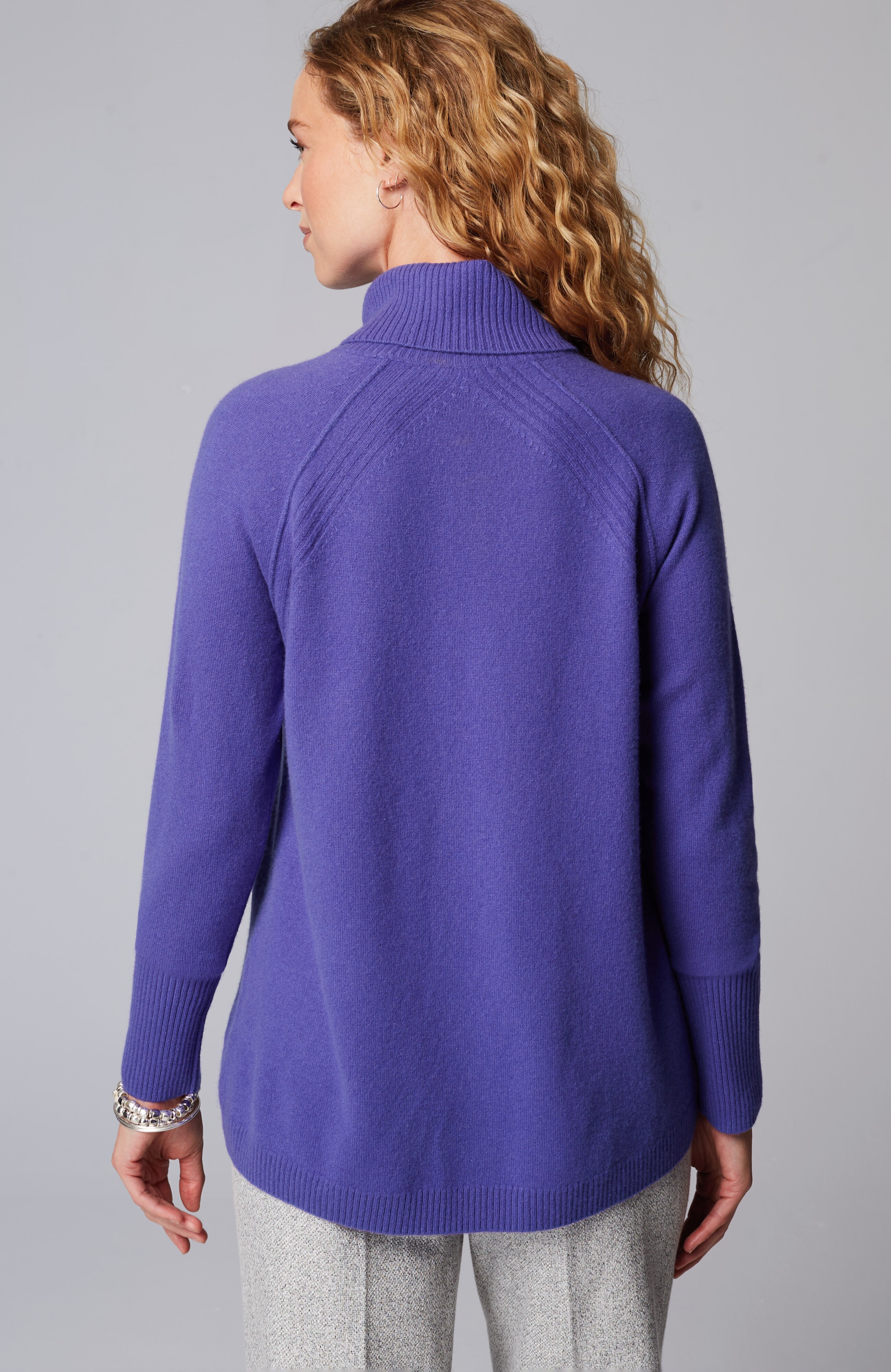 Cashmere Cowl-Neck Sweater