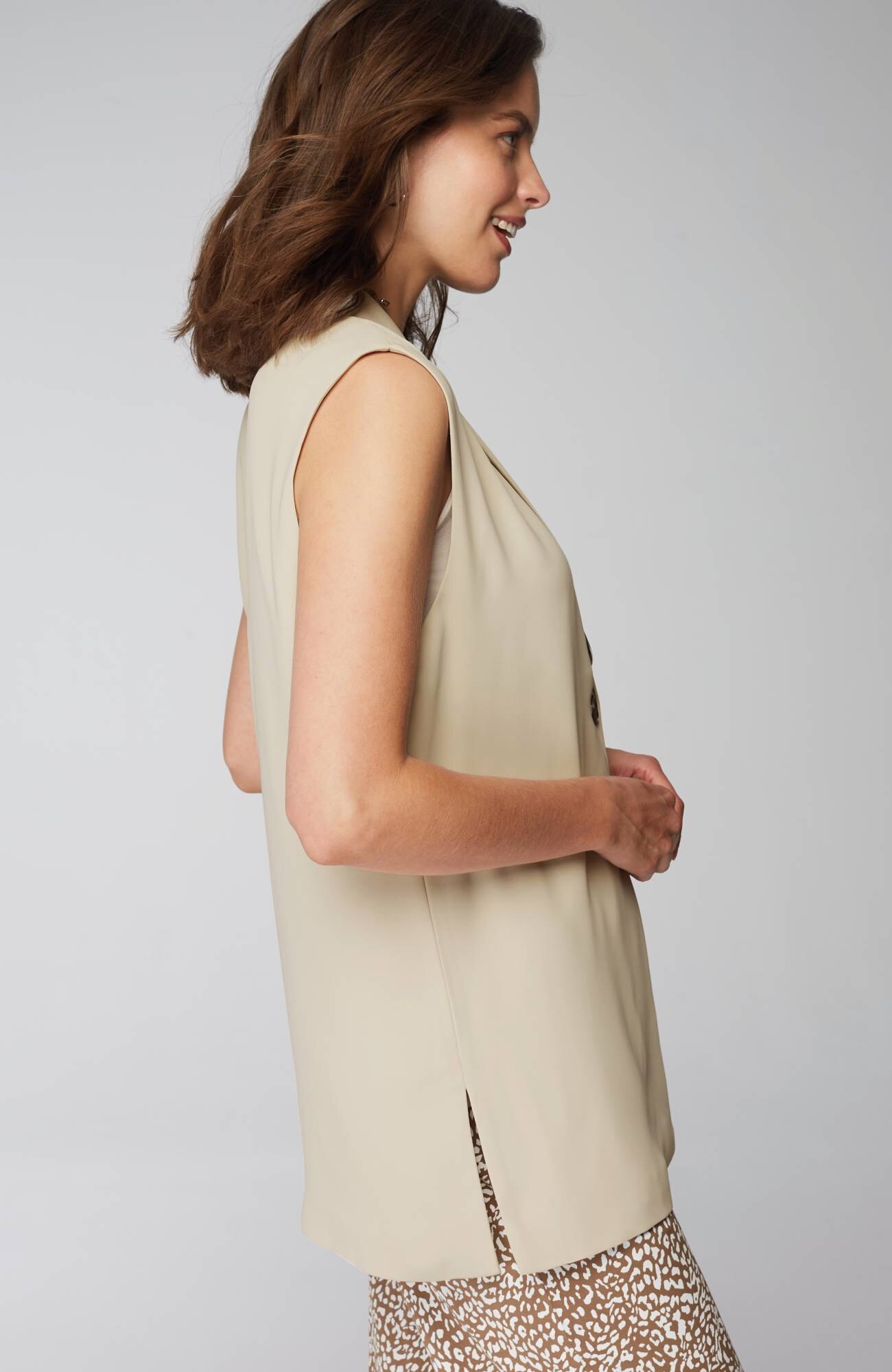 Wearever Easy-Care Blazer Vest