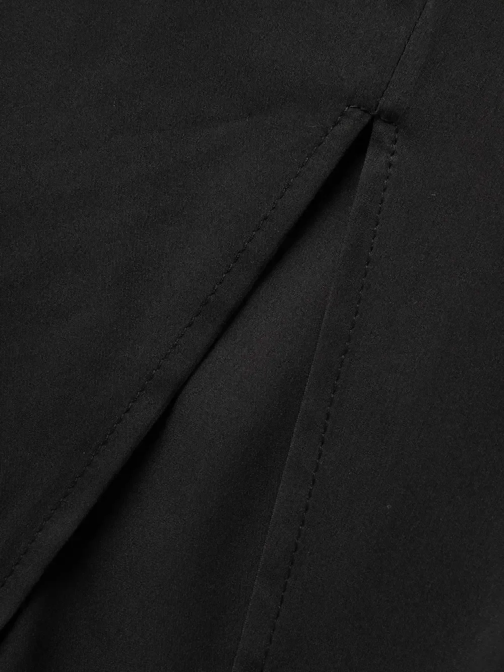 Floral Flocked Tulle Split Hem Dress