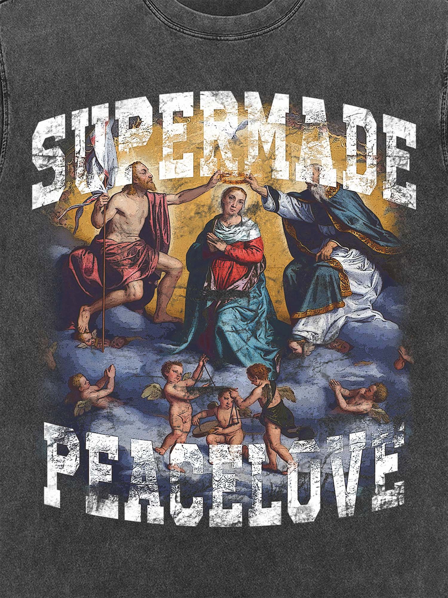 Renaissance Graphic Washed Vintage T-shirt - 2093