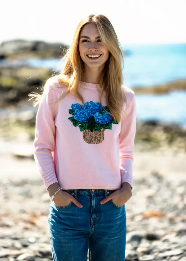 The Hydrangea Basket Sweater