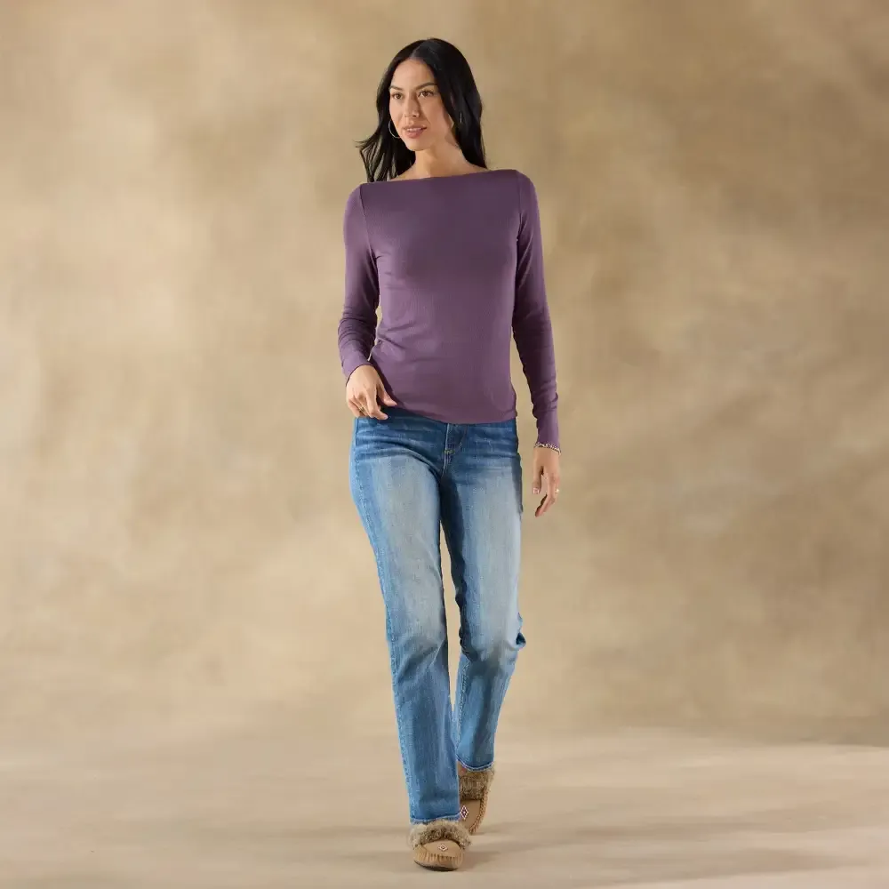 Light As Air Boatneck Tee