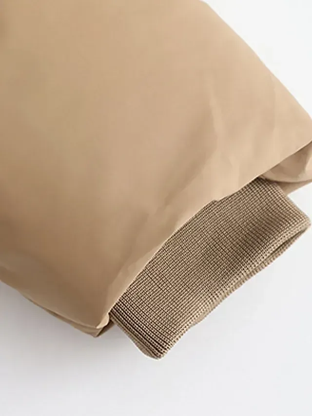 Women's Parka Puffer Jacket Winter Coat Thermal Warm Heated Coat with Removable Fur Collar Drawstring Zip up Hooded Coat Fall Outerwear with Pockets Classic Long Sleeve Light Blue Pink Black