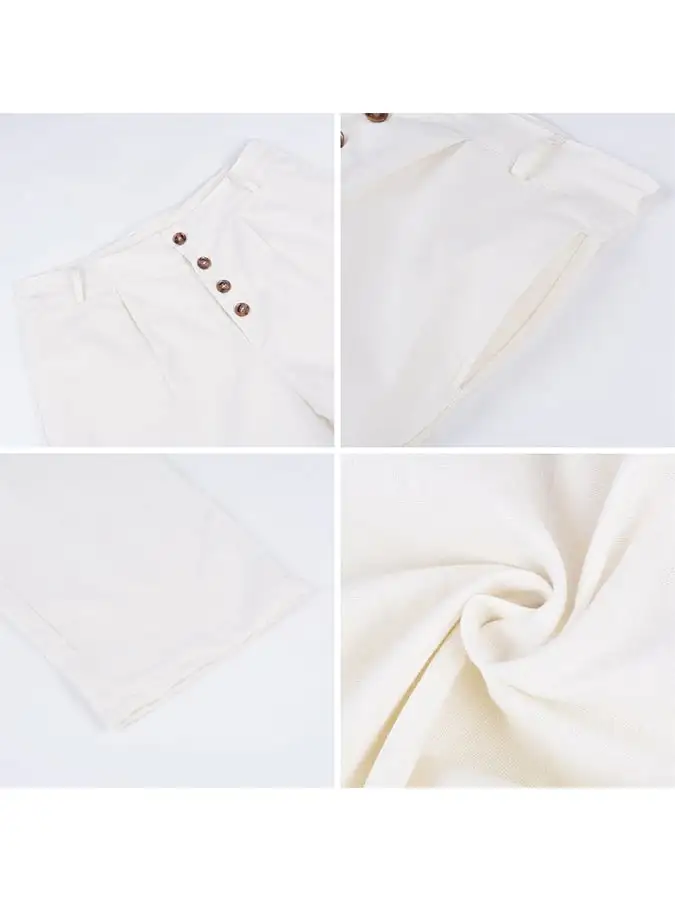 Women's Cotton Linen Fashion Simple Casual Pants