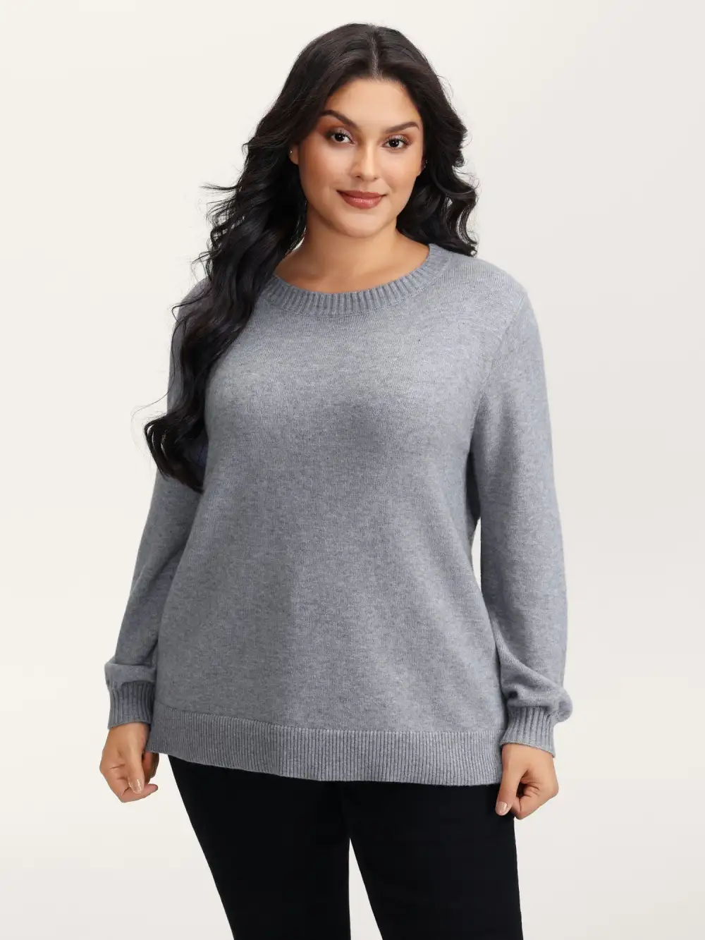 Bow Detail Ribbed Hem Pullover