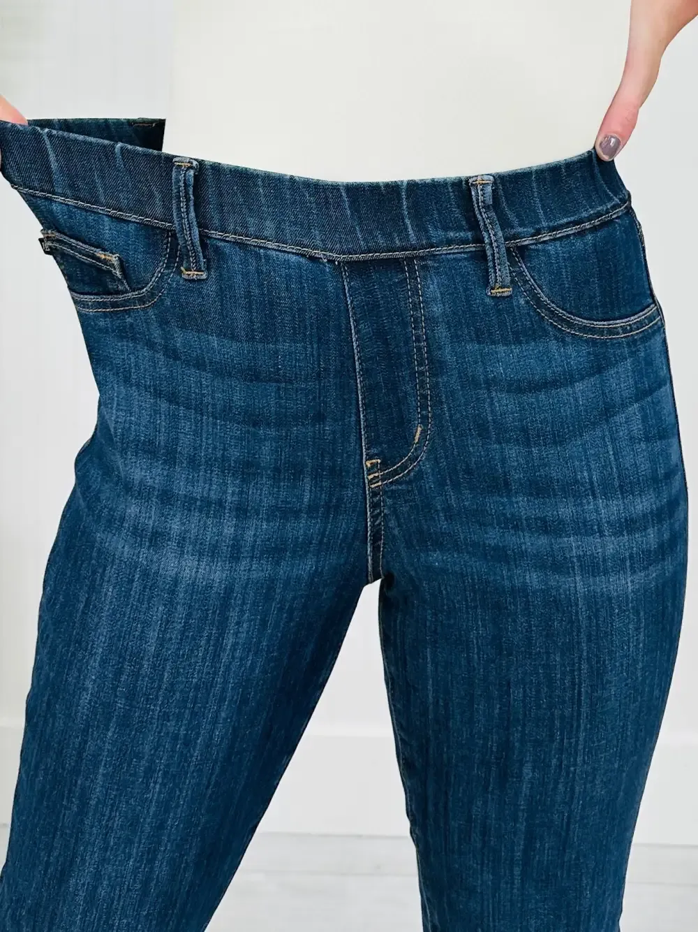 Judy Blue REG/CURVY Pulling Me Back Double Cuff Slim Fit Jeans