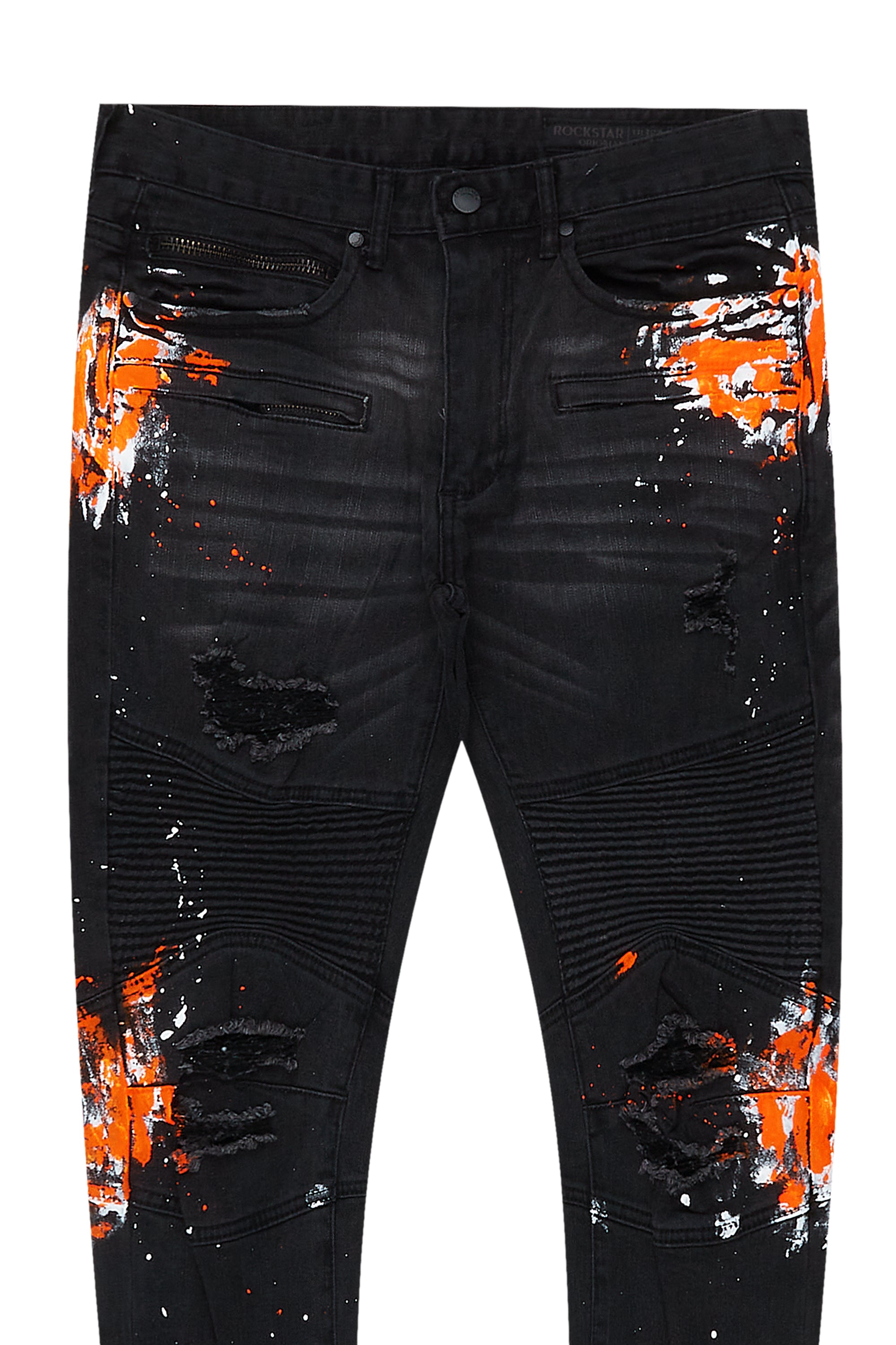 Elias Black/Orange Painter Jean